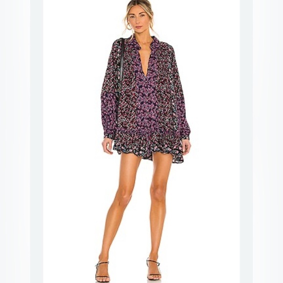 Free People Lost In You Tunic Top or Dress Size Small Oversized Bohemian Tunic - Picture 12 of 12